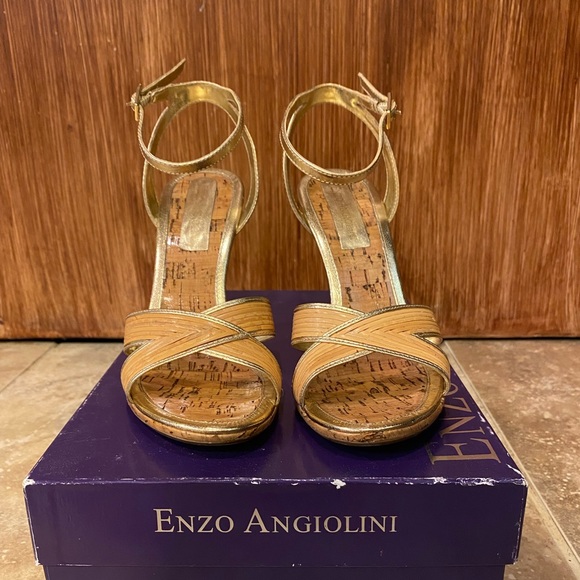 Enzo Angiolini Strappy Heels - Size 7 - Picture 2 of 6